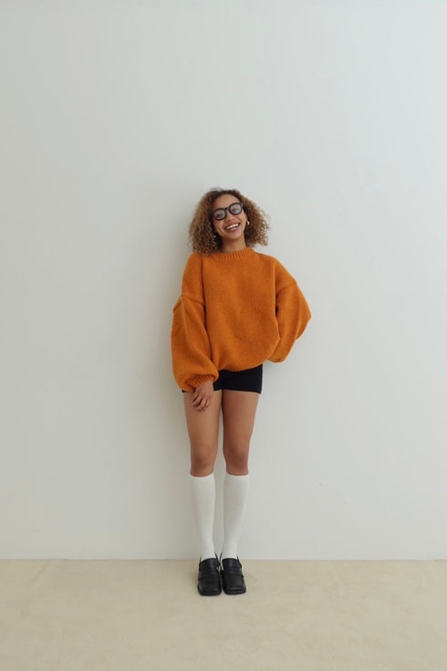 ニットショートパンツ